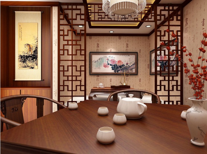 中式茶樓店面裝修設計