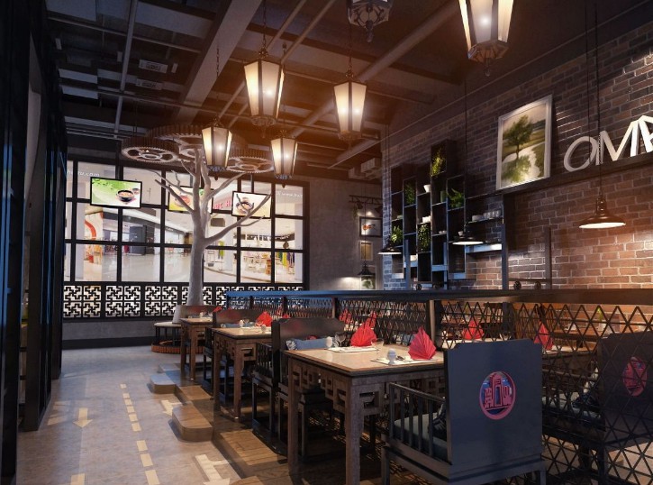 成都火鍋店店面裝修設計