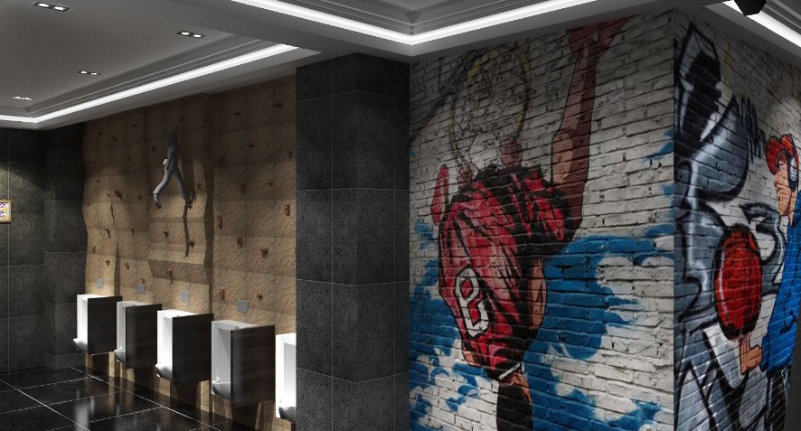 大型商場衛生間設計