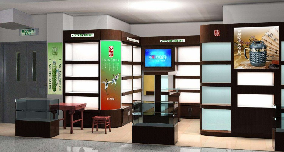 連鎖商場展柜設計