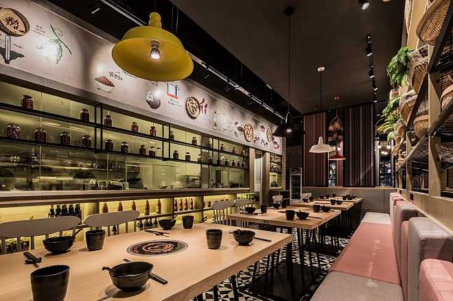 中式餐廳店面裝修設計