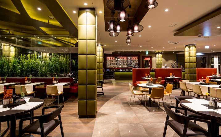 成都西式風格餐廳店面裝修設計