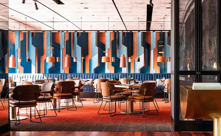 成都西式風格餐廳店面裝修設計