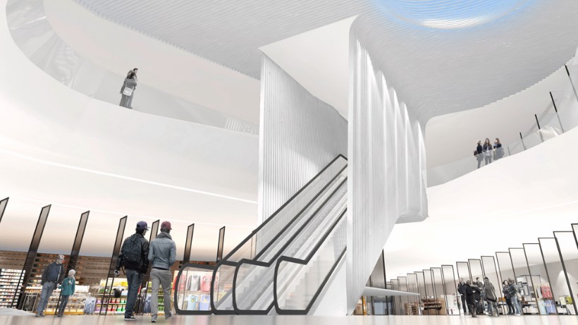 現代商場裝修視覺設計