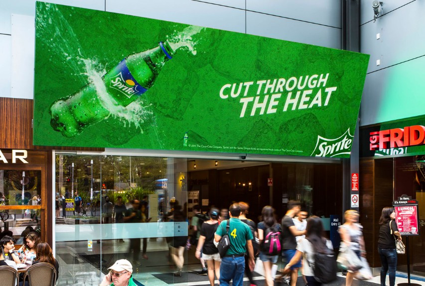 購物中心立面廣告設計