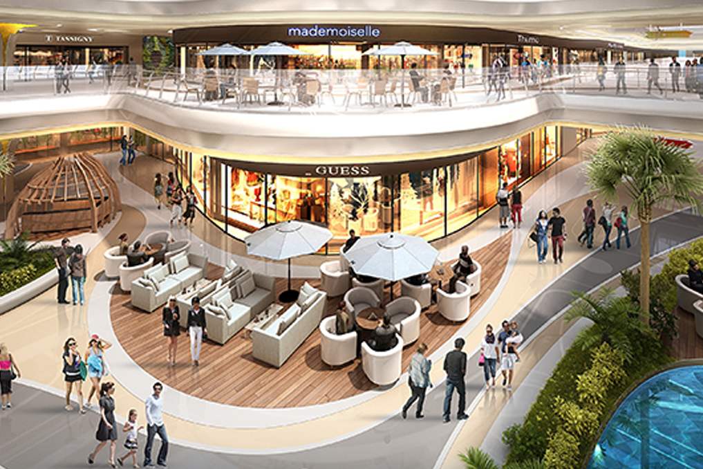 商場中庭休息區設計