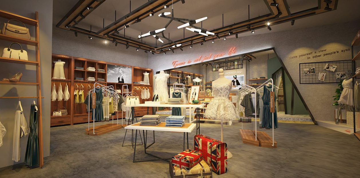 成都商場店店鋪裝修設計